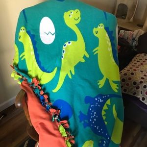 Boys dinosaurs blanket
